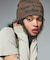 CHARM ACCENT PRINTED BEANIE