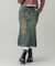 LACE UP DENIM SKIRT