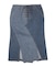 LACE UP DENIM SKIRT