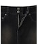 FLOCKED DENIM MINI SKIRT
