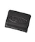 TONAL OVAL LOGO BUCKLE FAUX LEATHER MINI WALLET