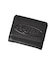 TONAL OVAL LOGO BUCKLE FAUX LEATHER MINI WALLET