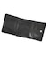 TONAL OVAL LOGO BUCKLE FAUX LEATHER MINI WALLET