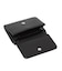 TONAL OVAL LOGO BUCKLE FAUX LEATHER MINI WALLET