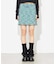 MELANGE KNIT MINI SKIRT