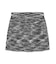 MELANGE KNIT MINI SKIRT