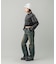 LACE UP DENIM PANTS