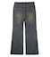 LACE UP DENIM PANTS