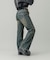 LACE UP DENIM PANTS