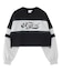 CHEERFUL LOGO CROPPED SWEAT TOP
