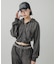 FADED COMPACT ZIP UP HOODIE