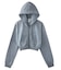 FADED COMPACT ZIP UP HOODIE