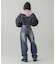 FADED COMPACT ZIP UP HOODIE