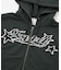 X-girl STAR LOGO ZIP UP HOODIE