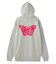 BUTTERFLY PATCH OVERSIZED SWEAT HOODIE