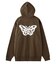 BUTTERFLY PATCH OVERSIZED SWEAT HOODIE