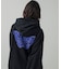 BUTTERFLY PATCH OVERSIZED SWEAT HOODIE