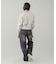 OVERLAPPED LOGO COMPACT SWEAT TOP