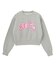 OVERLAPPED LOGO COMPACT SWEAT TOP