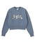 OVERLAPPED LOGO COMPACT SWEAT TOP