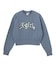 OVERLAPPED LOGO COMPACT SWEAT TOP