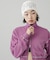 STITCH ZIP UP SWEAT TOP