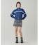 STRIPED COMPACT SWEAT TRACK TOP