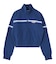 STRIPED COMPACT SWEAT TRACK TOP