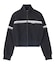 STRIPED COMPACT SWEAT TRACK TOP