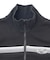 STRIPED COMPACT SWEAT TRACK TOP