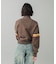 STRIPED COMPACT SWEAT TRACK TOP