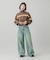 STRIPED COMPACT SWEAT TRACK TOP
