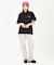 TWILL FLARE PANTS