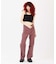 TWILL FLARE PANTS