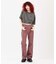 TWILL FLARE PANTS