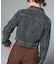 EMBOSSED DENIM JACKET