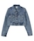 EMBOSSED DENIM JACKET