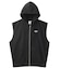 DISTRESSED CIRCLE LOGO ZIP UP SWEAT VEST