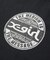 DISTRESSED CIRCLE LOGO ZIP UP SWEAT VEST