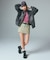 CURSIVE LOGO DENIM MINI SKIRT