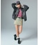 CURSIVE LOGO DENIM MINI SKIRT