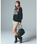 CURSIVE LOGO DENIM MINI SKIRT