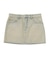 CURSIVE LOGO DENIM MINI SKIRT
