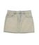 CURSIVE LOGO DENIM MINI SKIRT