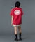 CURSIVE LOGO DENIM MINI SKIRT