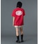 CURSIVE LOGO DENIM MINI SKIRT