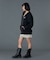 CURSIVE LOGO DENIM MINI SKIRT