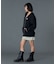 CURSIVE LOGO DENIM MINI SKIRT