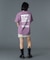 CURSIVE LOGO DENIM MINI SKIRT