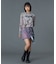 CURSIVE LOGO DENIM MINI SKIRT